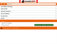 Tablet Screenshot of ipsecuritycctv.com